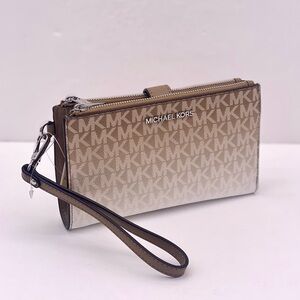 Michael Kors DoubleZip Wallet Wristlet Phone Case